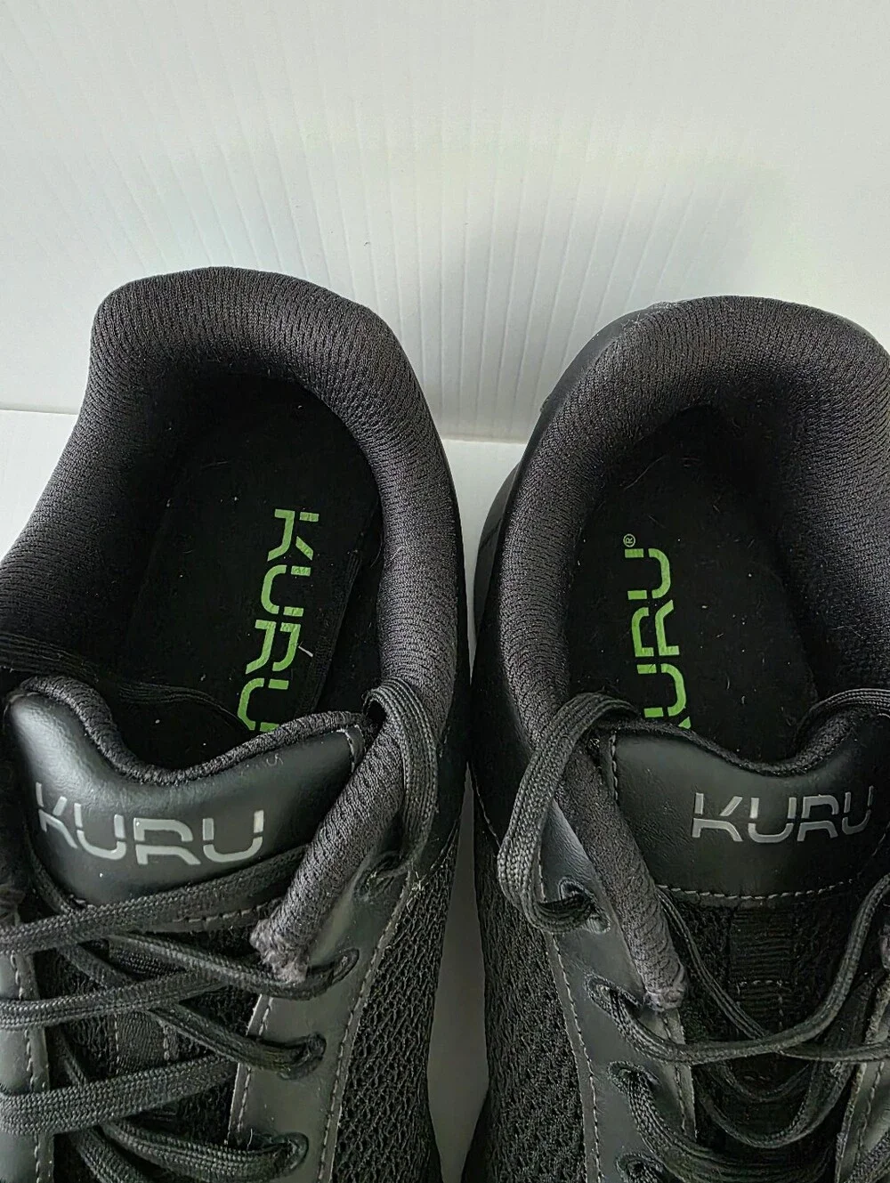 KURU Quantum 2.0 Men's Black Comfort Support Athletic Lace-Up Shoes 10